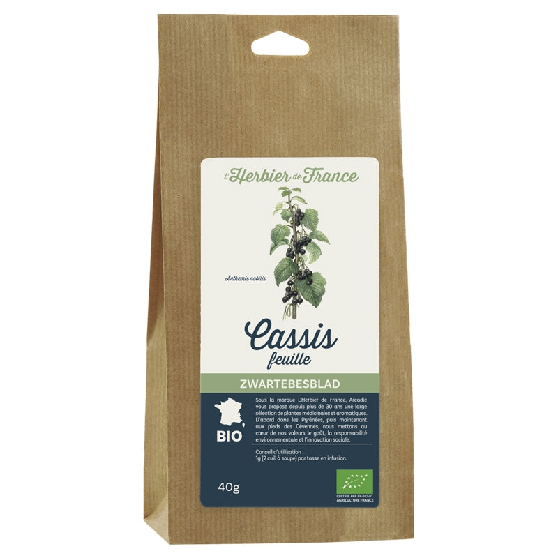 Bio-Schwarze Johannisbeeren - 40 g - L'Herbier de France
