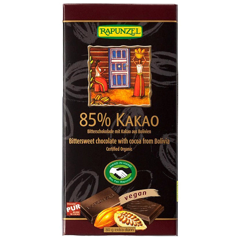 Chocolat noir 85% de cacao BIO