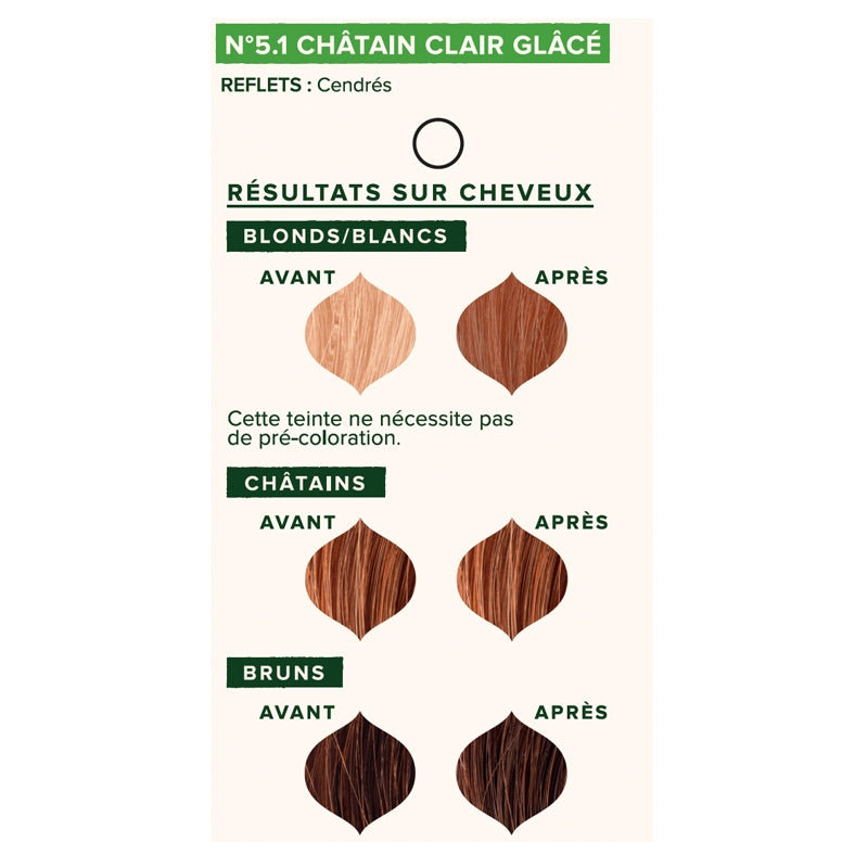 Emblica - Coloration végétale BIO N°5.1 châtain clair glacé 100g