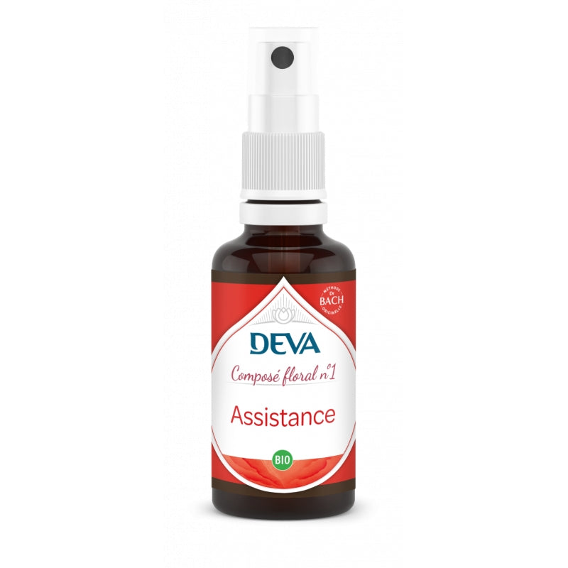 Deva - Composé floral en spray BIO N°1 Assistance 30ml