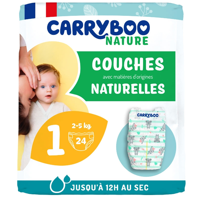 Carryboo - Couches Taille 1 24 pièces