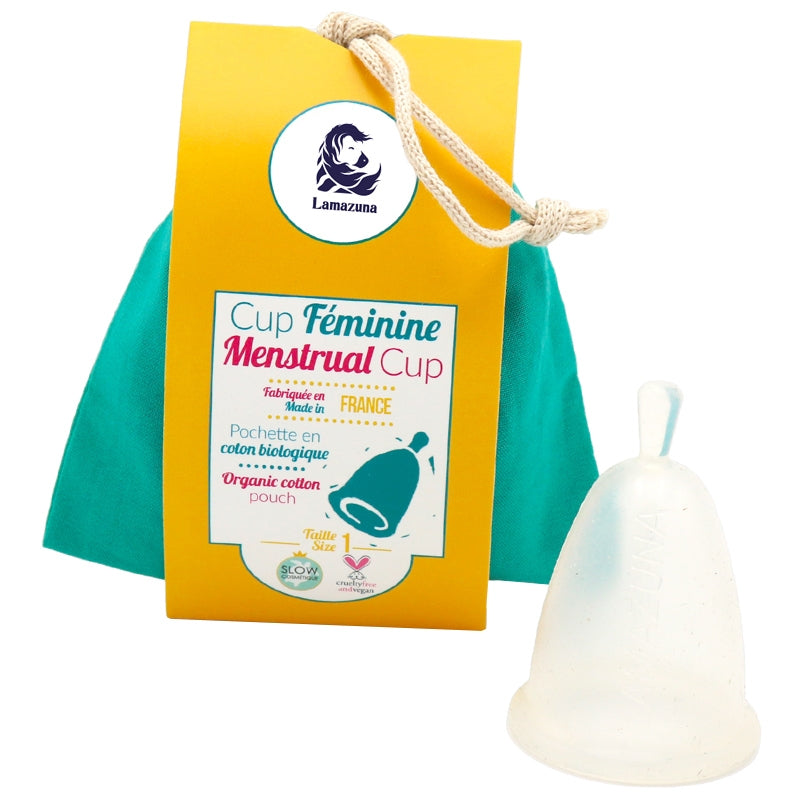 Coupe menstruelle pochette verte Taille 1