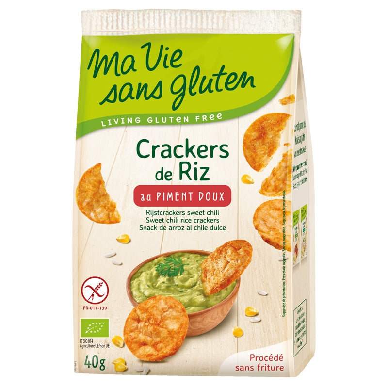 Crackers de riz au piment doux BIO