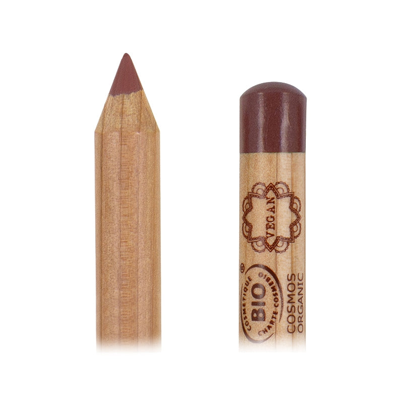 Boho Green Make-up - Crayon lèvres BIO N°04 Marron 1,04g