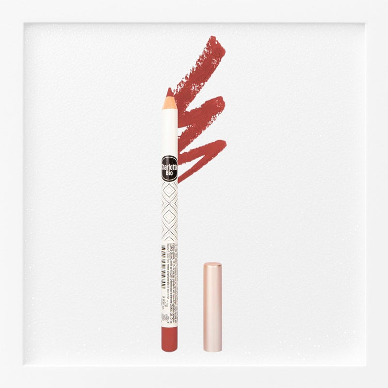 Charlotte Bio - Crayon lèvres longue tenue coquelicot BIO 1.1g