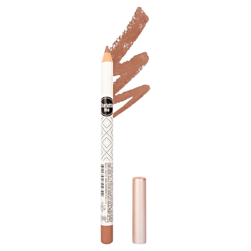 Charlotte Bio - Crayon lèvres longue tenue nude brun BIO 1.1g