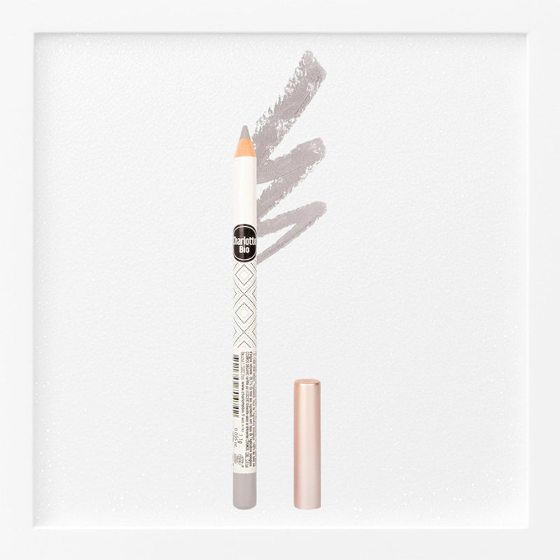Charlotte Bio - Crayon yeux longue tenue gris argenté BIO 1.1g