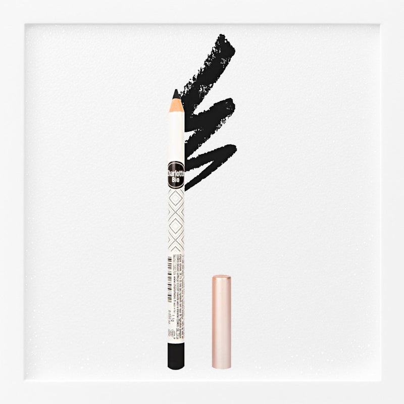Charlotte Bio - Crayon yeux longue tenue noir BIO 1.1g