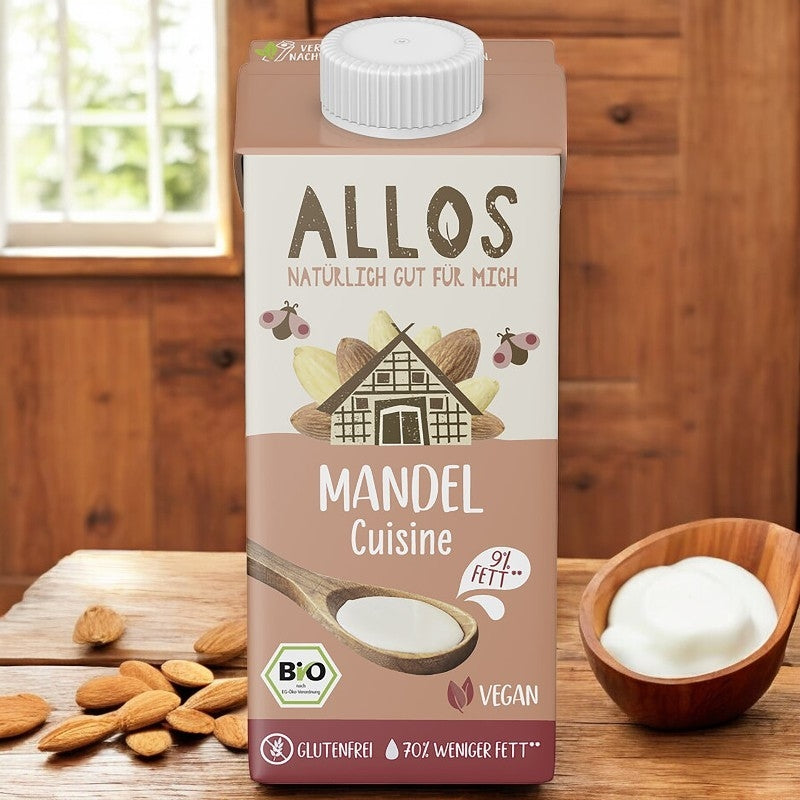 Allos - Crème à l'amande cuisine BIO 200ml