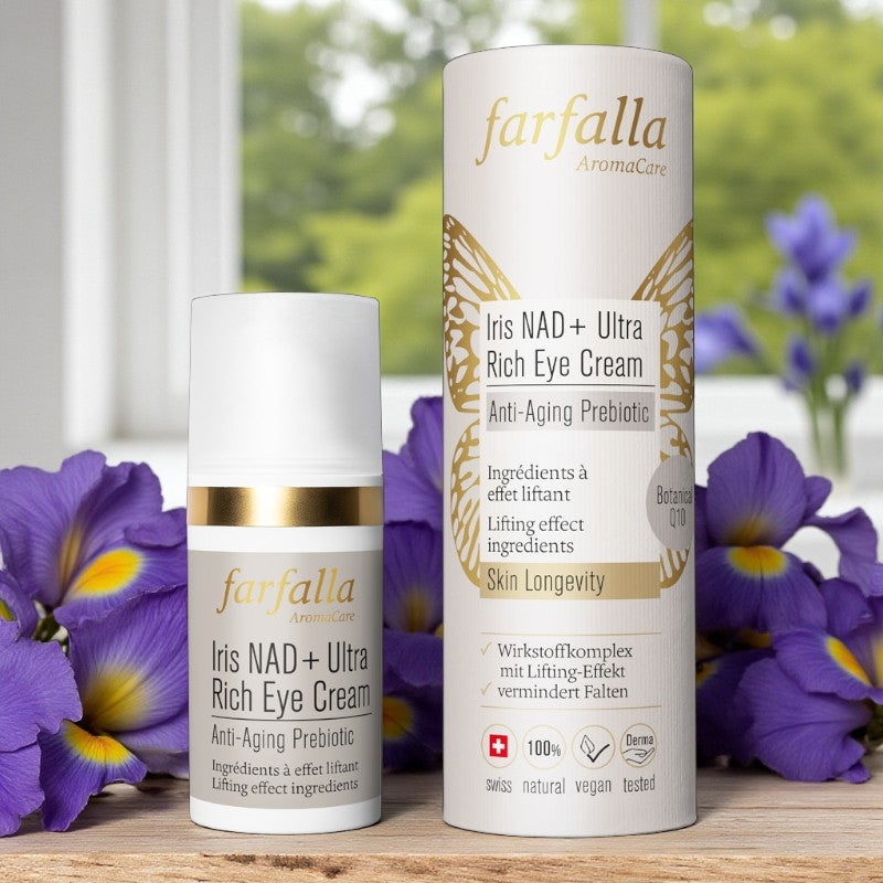 Farfalla - Crème contour des yeux ultra riche BIO iris NAD+ 15ml