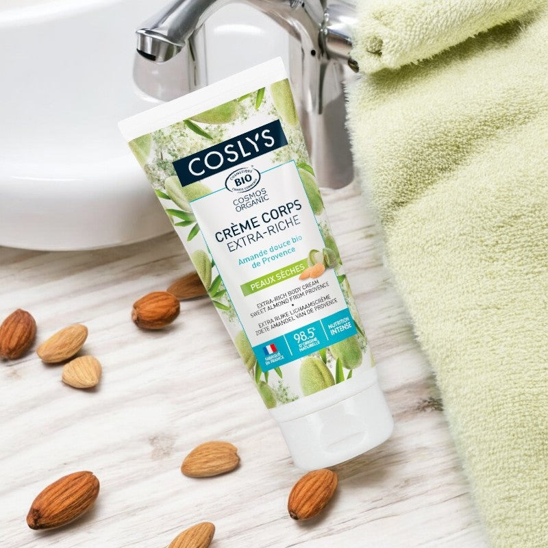 Coslys - Crème corps extra riche BIO amande douce 200ml