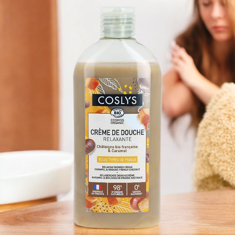 Coslys - Entspannende Duschcreme Kastanie & Karamell BIO 250ml