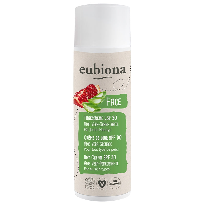 Eubiona - Crème de jour IP 30 BIO aloe vera & grenade 50ml