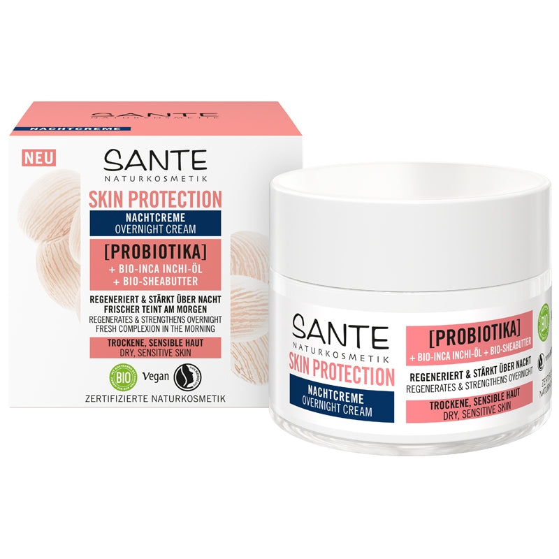 Crème de nuit Skin Protection BIO probiotique & inca inchi