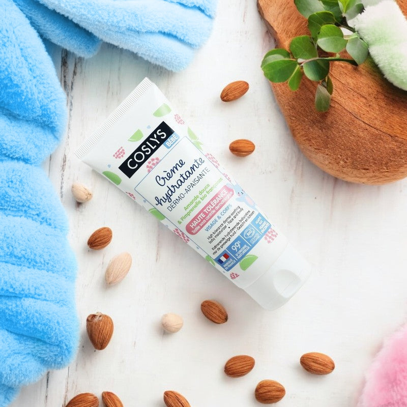 Coslys - Crème hydratante bébé BIO pimprenelle 75ml