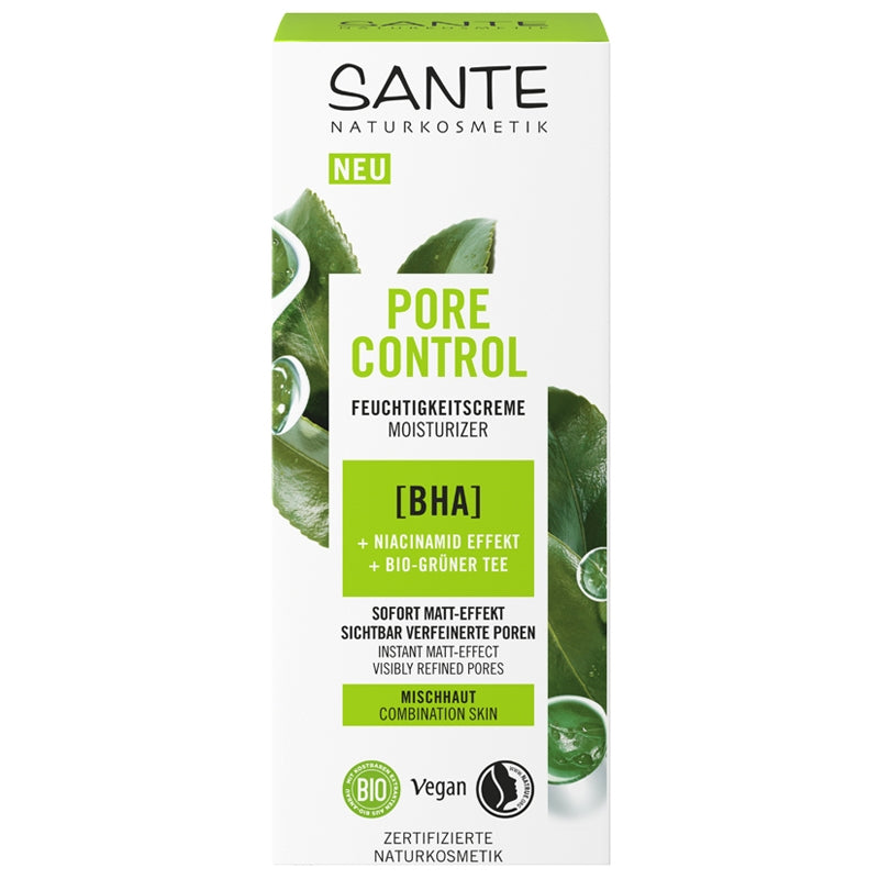 Crème hydratante Pore Control BIO BHA & thé vert