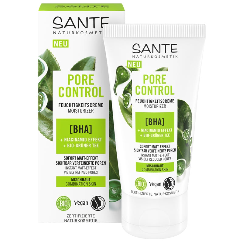 Crème hydratante Pore Control BIO BHA & thé vert