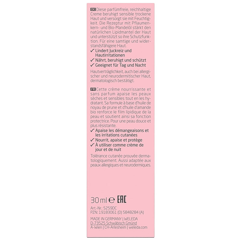 Crème hydratante sensitiv amande BIO