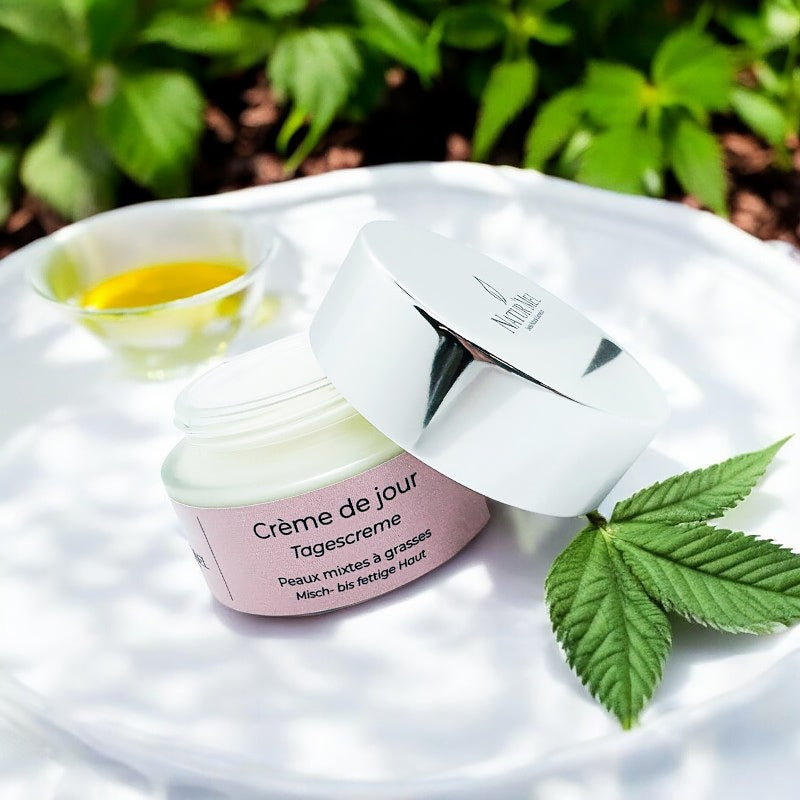 Crème jour peau mixte & grasse jojoba & chanvre
