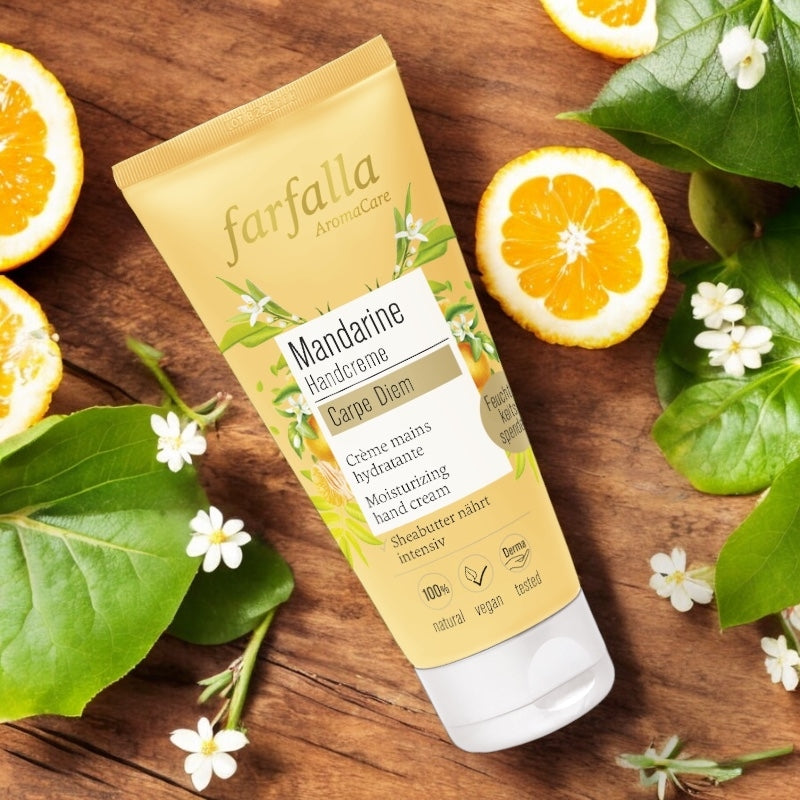 Farfalla - Crème mains hydratante BIO mandarine 50ml