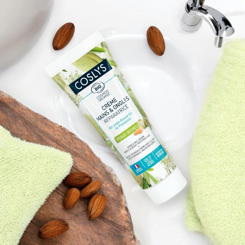 Coslys - Reparierende Hand- & Nagelcreme Süßmandel BIO 50ml