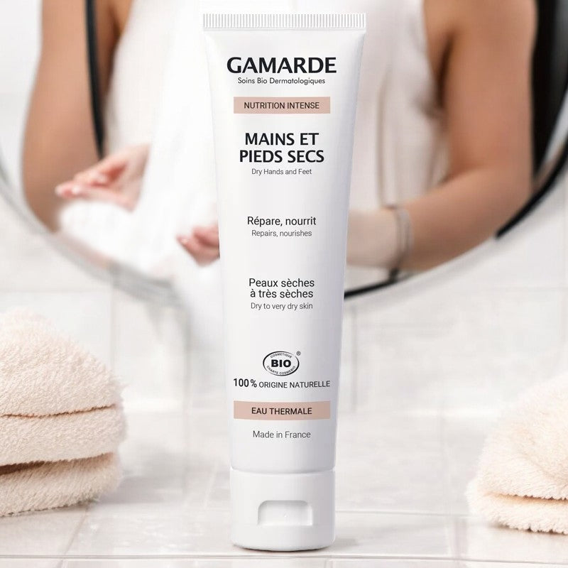 Gamarde - Crème mains & pieds secs BIO - répare & nourrit - peaux sèches - 100g