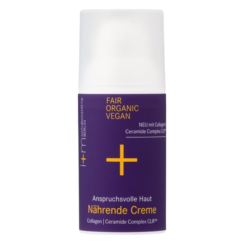 i+m Naturkosmetik Berlin - Crème nourrissante BIO avocat & acide hyaluronique 30ml
