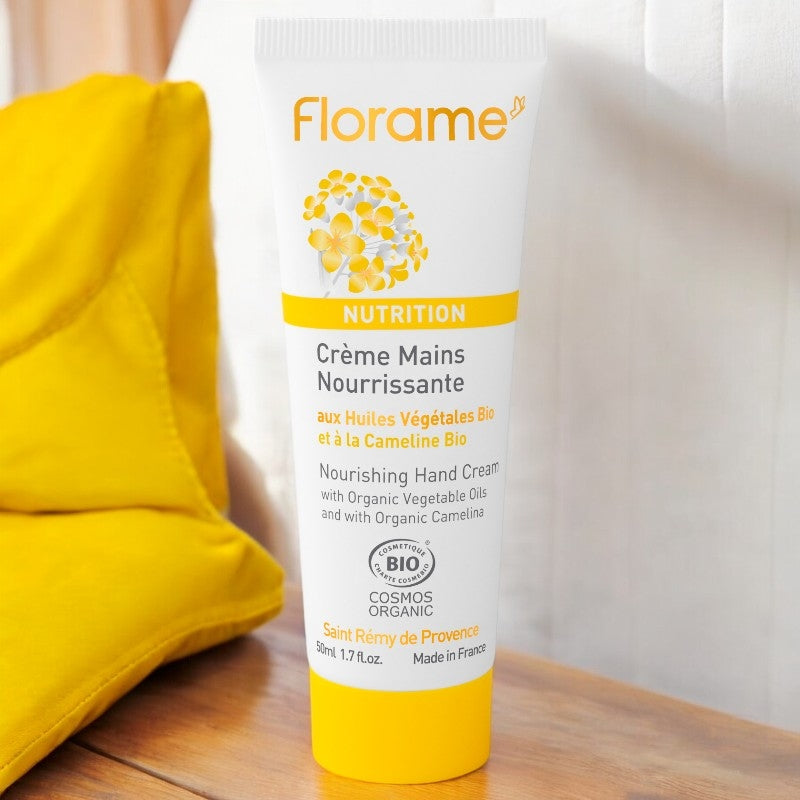 Florame - Crème pour les mains nourrissante BIO cameline 50ml