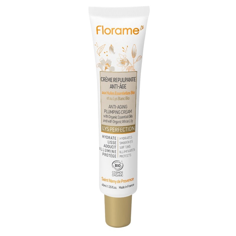 Florame - Crème repulpante anti-âge BIO lys blanc 40ml
