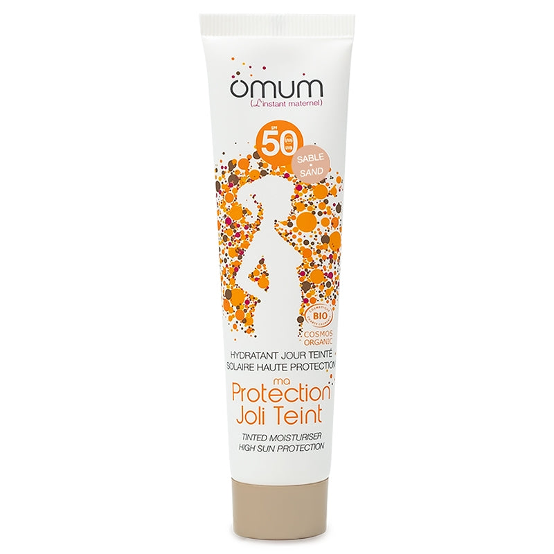 Crème solaire hydratante teintée sable BIO IP 50