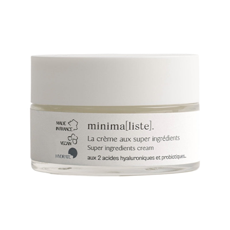 Crème visage BIO acide hyaluronique & probiotiques