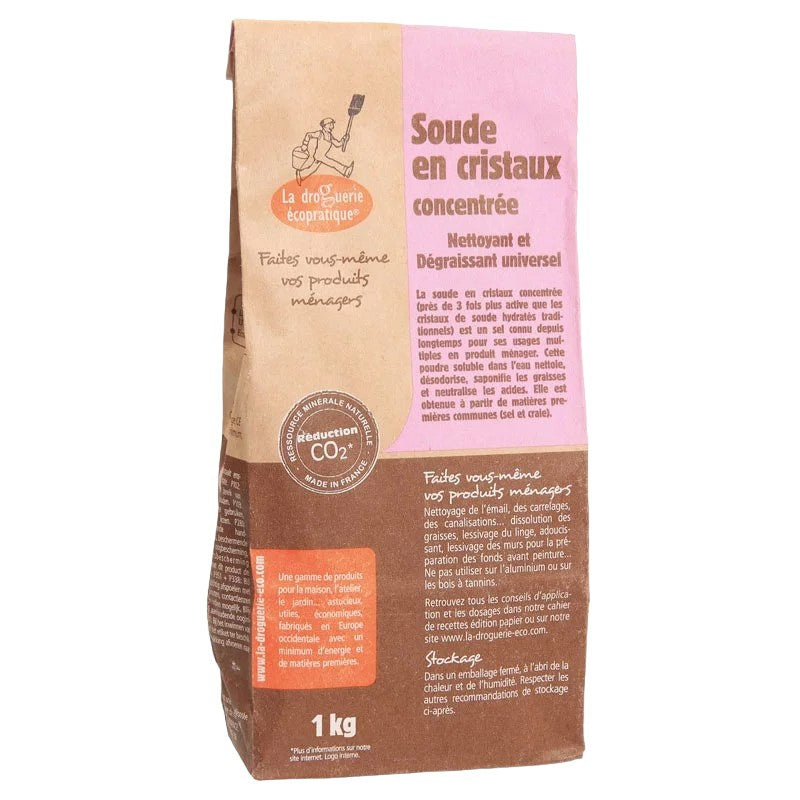 Cristaux de soude 1kg - La Droguerie Écologique