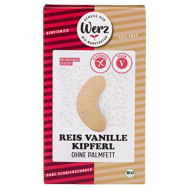 Bio-Reis-Vanille-Croissants - 125 g - Werz