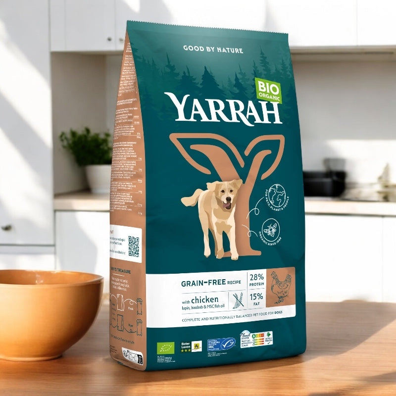 Croquettes poulet sans céréales pour chien BIO - 2kg