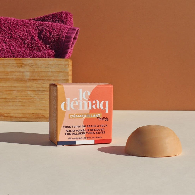 Démaquillant visage & yeux solide BIO jojoba