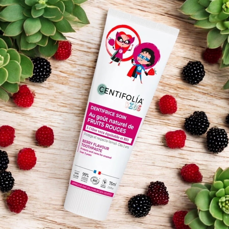 Centifolia - Kinderzahnpasta Rote Früchte ohne Fluorid BIO 75ml