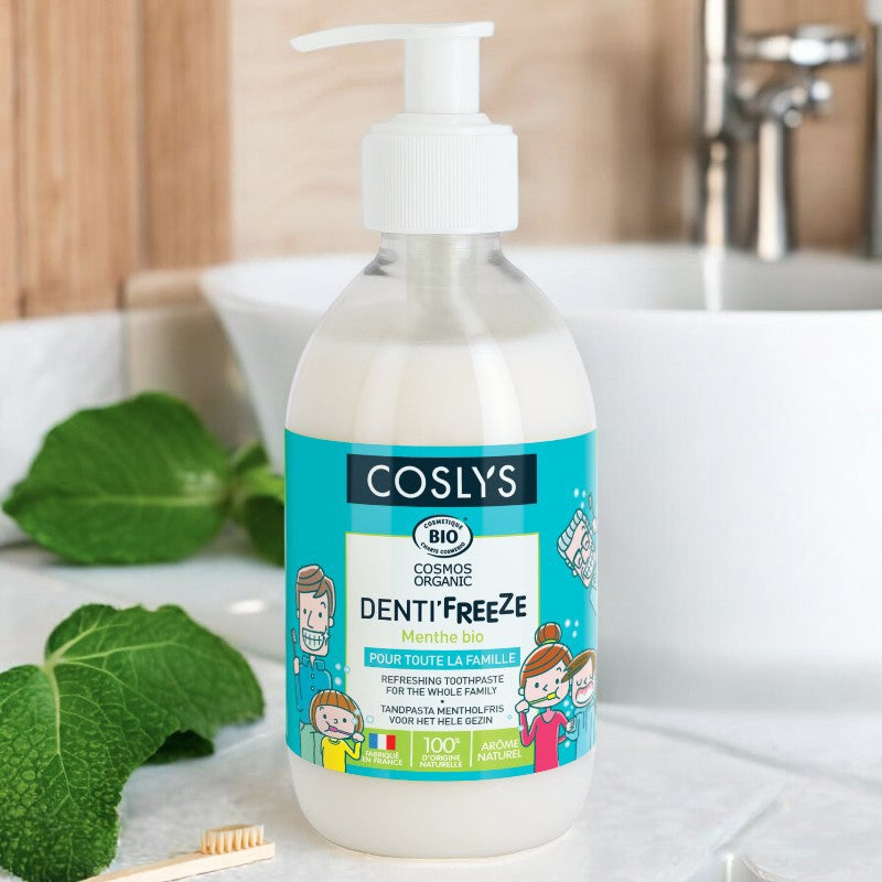Coslys - Dentifrice famille BIO menthe sans fluor 350g