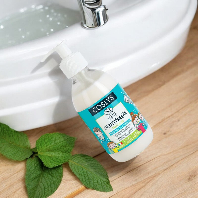 Coslys - Dentifrice famille BIO menthe sans fluor 350g