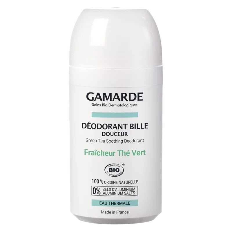 Gamarde - Déodorant à bille douceur BIO - fraîcheur thé vert - 50ml