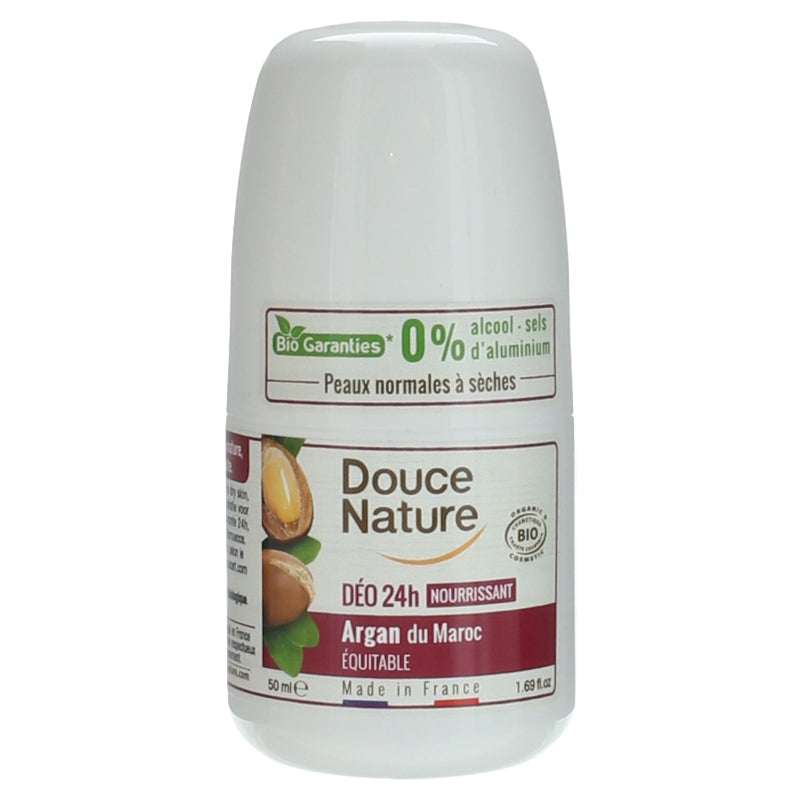 Douce Nature - Déodorant à bille nourrissant 24h BIO argan 50ml