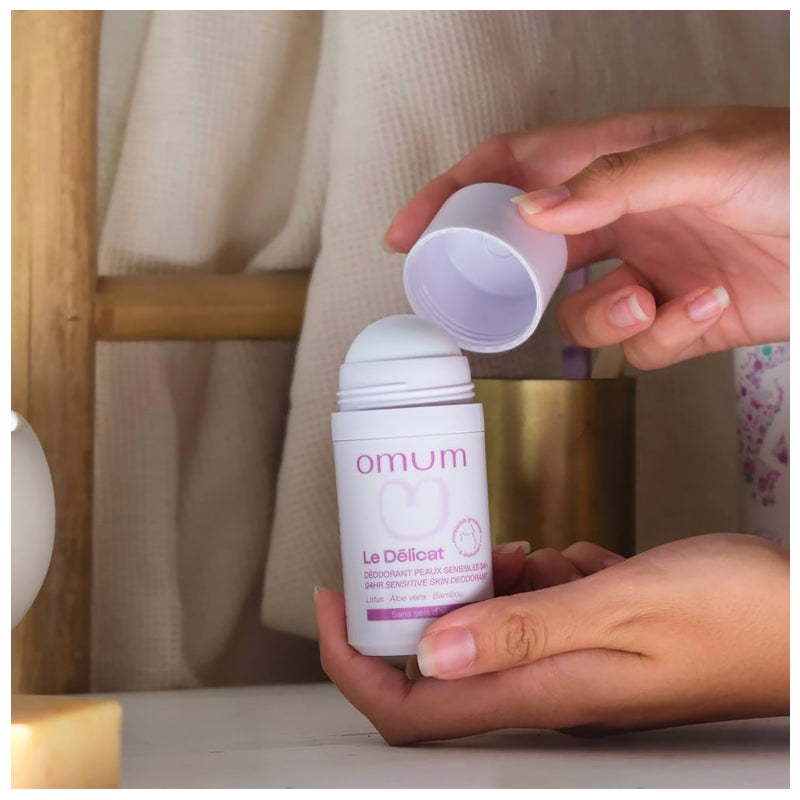 Déodorant à bille peaux sensibles 24H BIO hamamélis & lotus
