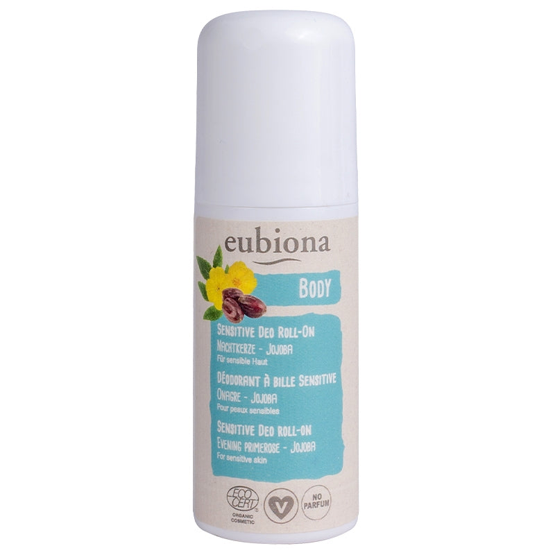 Eubiona - Déodorant à bille sensitive BIO onagre & jojoba 50ml