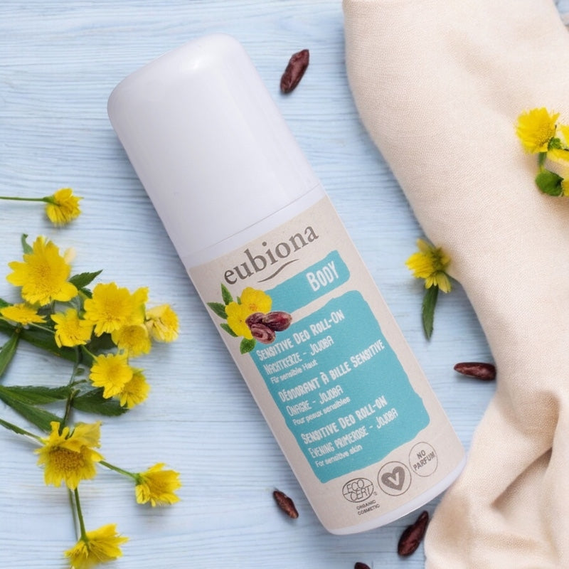 Eubiona - Déodorant à bille sensitive BIO onagre & jojoba 50ml