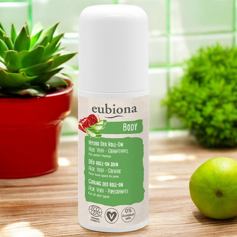 Eubiona - Déodorant à bille soin BIO aloe vera & grenade 50ml
