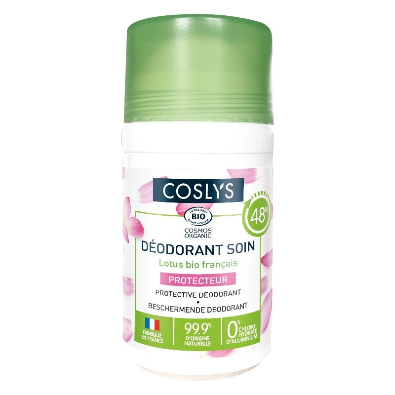 Coslys - Déodorant à bille soin protecteur BIO lotus 50ml