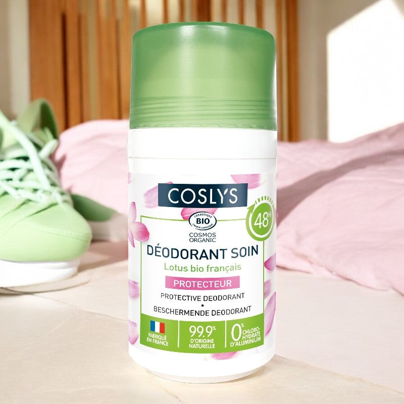 Coslys - Déodorant à bille soin protecteur BIO lotus 50ml