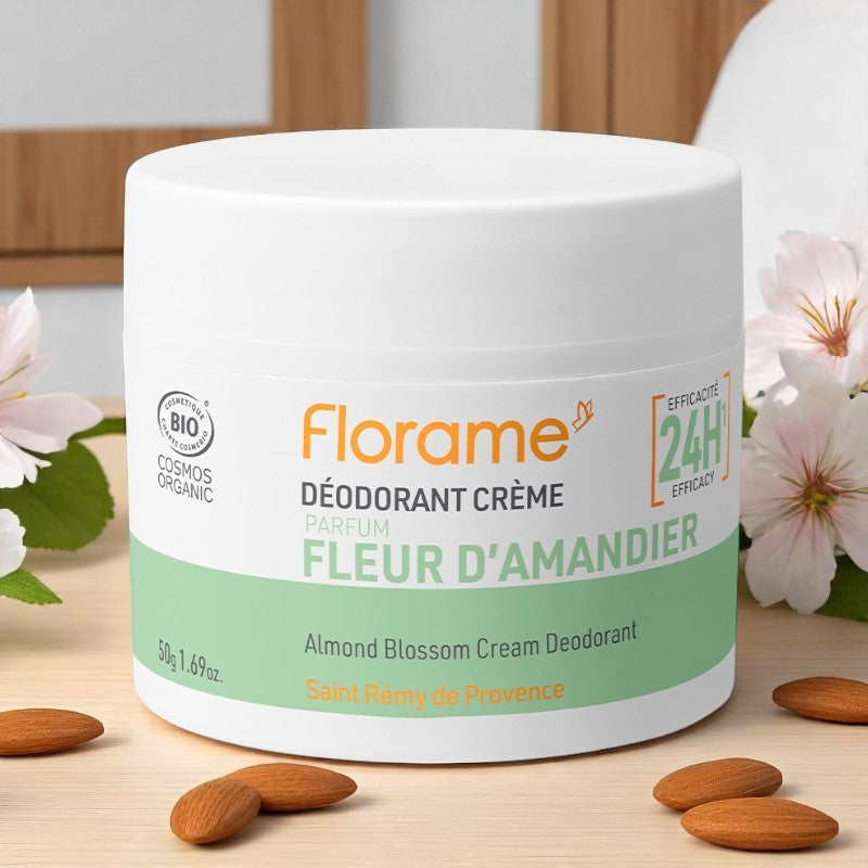 Florame - Déodorant crème BIO fleur d'amandier 50g