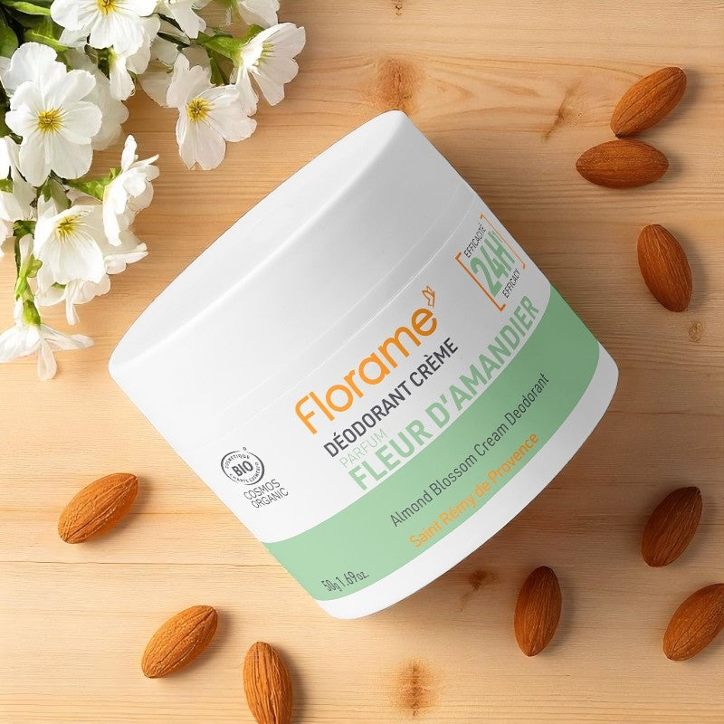 Florame - Déodorant crème BIO fleur d'amandier 50g