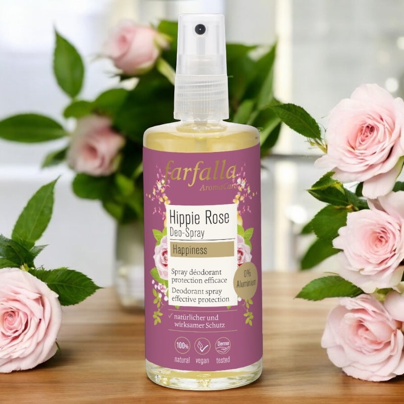 Farfalla - Deo-Spray Rose, Iris, Vanille & Orange BIO