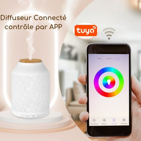 Diffuseur d'huile essentielle connecté par ultrason Prague